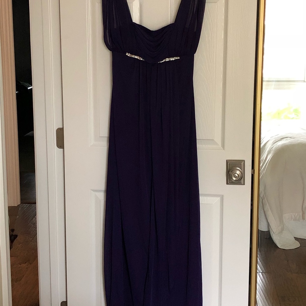 Purple formal dress